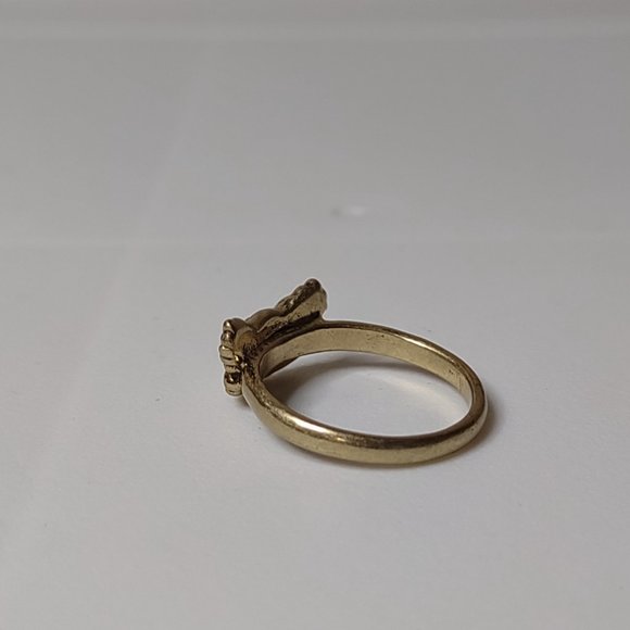 Cute Banana Republic Size 6.75 Owl Ring - Picture 3 of 12